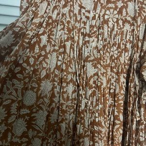 Daughters of India Midi Dress in Caramel